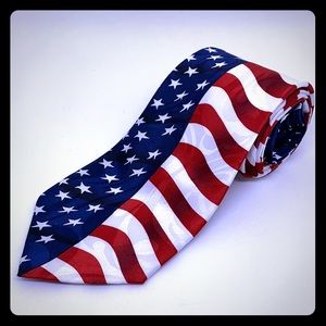 American Flag Men’s Neck Tie